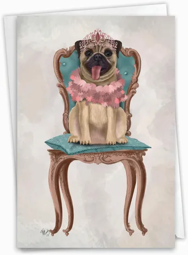 Miniatura 17 de NobleWorks - Tarjeta de felicitación de cumpleaños con sobre de 5 x 7 pulgadas (1 tarjeta), divertida celebración de cumpleaños de animales - Bandas