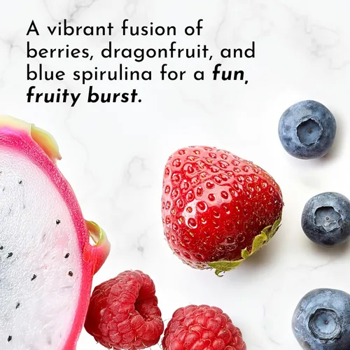 Miniatura 10 de JUST INGREDIENTS Mountain Berry Proteína en polvo, 30 porciones con suero de leche 100% alimentado con pasto y proteínas vegetales orgánicas, sabor