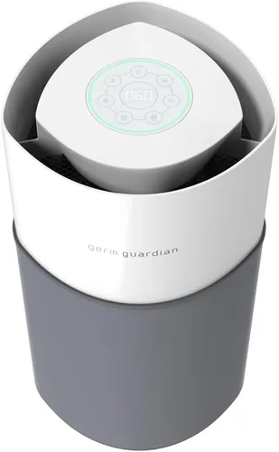 Miniatura 6 de GermGuardian AirSafe+ Purificador de aire XL para el hogar, filtro HEPA verdadero de 360°, luz UV-C, monitor de calidad del aire, para habitaciones
