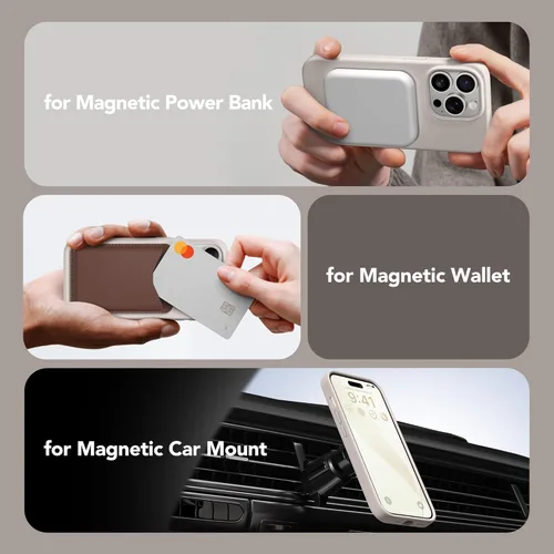 Miniatura 811 de GONEZ Funda de silicona para iPhone 15 Pro Max, compatible con Magsafe, protector de cámara + protector de pantalla, forro de microfibra suave