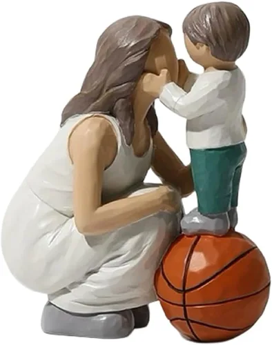 Figuras Familiares Decorativas de Resina Estatua de Madre e Hijo Regalos para Decoración del Hogar - Cumpleaños, Acción de Gracias, Navidad, Día de