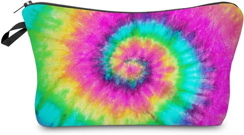 Miniatura 25 de Deanfun Bolsa de cosméticos para mujer, flores de mandala, bolsas de maquillaje impermeables, bolsa espaciosa para artículos de tocador, accesorios