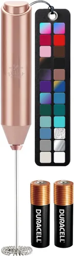 Miniatura 20 de Zulay Kitchen - Batidor eléctrico de mano para café, lattes, capuchinos, matcha y chocolate caliente, mezclador portátil para bebidas, accesorio