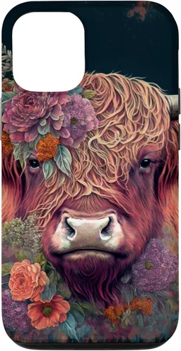 Miniatura 27 de Funda para iPhone SE (2020) / 7 / 8 Western Boho Highland Cow Farmer Lover