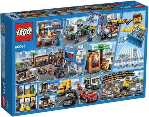 Miniatura 3 de LEGO City Town 60097 Kit de construcción para plaza de ciudad