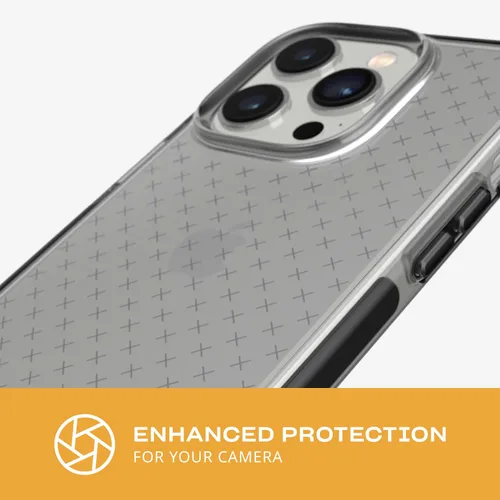 Miniatura 5 de Tech21 iPhone 14 Pro Evo Check – Funda protectora delgada y absorbente de golpes con protección FlexShock Multi-Drop de 16 pies y botones