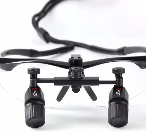 Miniatura 9 de REEHUT Lupas binoculares ergonómicas de 45 ° Ergo Loupes ultraligeras ajustables quirúrgicas lupas de trabajo distancia de trabajo 17.717 in (3.0X)
