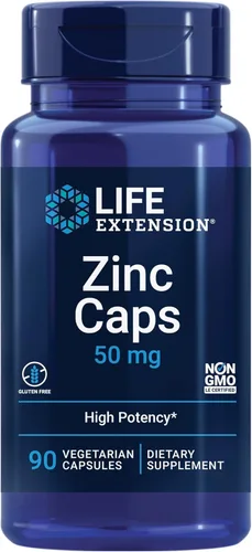 Miniatura 5 de Life Extension Tapas de magnesio, 500 mg, óxido de magnesio, citrato, succinato, salud cardíaca y tapas de zinc, zinc 50 mg, citrato de zinc, apoyo