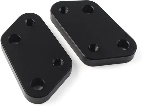 Miniatura 4 de FSFY - Placa de montaje para estribera trasera ajustable para Suzuki Gixxer 250 SF 2020-2021, negro