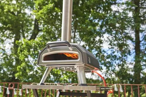 Miniatura 8 de Ooni Karu 2 Horno de Pizza al Aire Libre Multi-Combustible - Horno de Pizza al Aire Libre de Madera y Gas con Piedra para Pizza y Termómetro