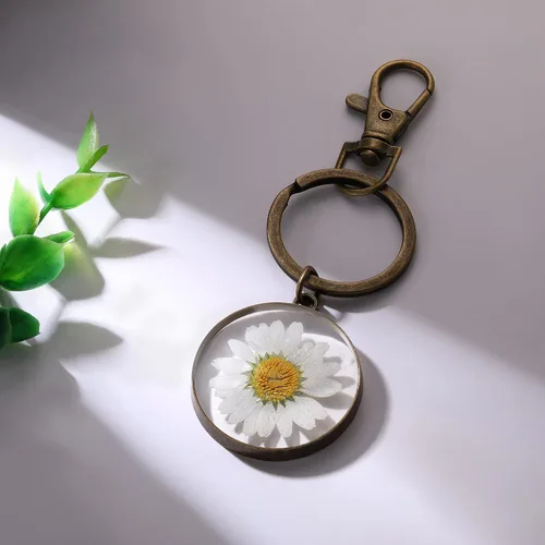 Miniatura 24 de Pressed Flower Keychain Charms Forget-Me-Not Keychain Personalized Handmade Keychain Gifts for Her