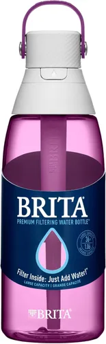 Miniatura 7 de Botella de agua con filtro de plástico de lado duro Brita Premium, sin BPA, reutilizable, reemplaza 300 botellas de agua de plástico, el filtro dura