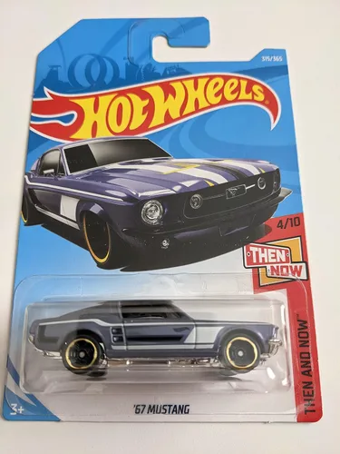 Miniatura 2 de Hot Wheels Then and Now 4/10, Mustang 315/365 Purple '67 50th Anniversary Card