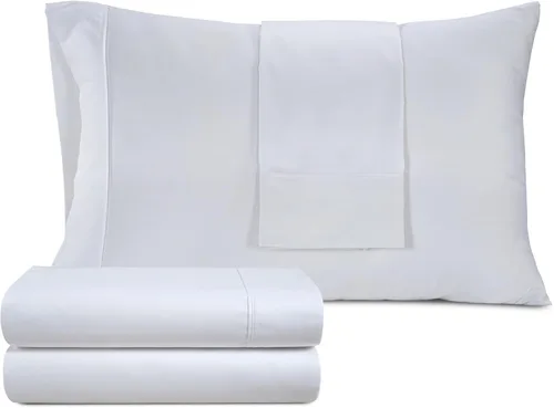 Miniatura 8 de Izod Juego de sábanas de satén sedoso de 3 piezas tamaño Twin, bolsillos profundos, se adapta a hasta 17 pulgadas, sensación suave y mantecosa