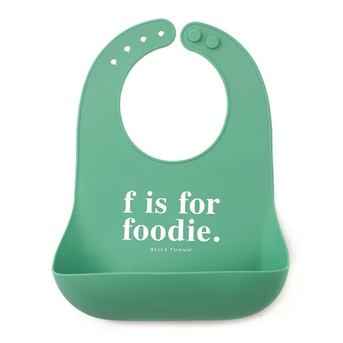 Miniatura 11 de Babero para comer de Bella Tunno, babero impermeable de silicona con gran atrapaalimentos, ajuste ajustable para bebés de 4-12 meses y niños