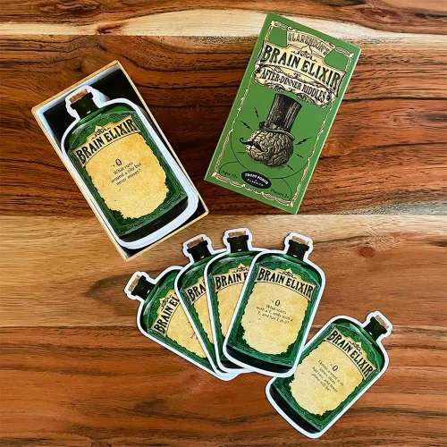 Miniatura 2 de Front Porch Classics Elixir cerebral – Después de la cena RIDDLES tarjetas, el paquete puede variar