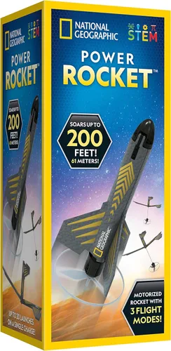Miniatura 8 de Reabastecimiento de juguete de cohetes de aire National Geographic - 5 cohetes de aire con luz LED, compatibles con todos los lanzadores de cohetes