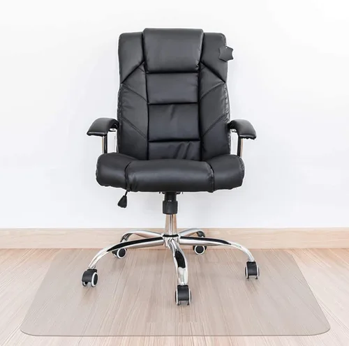 Kuyal tapete transparente para silla, uso en suelos duros, 48.0 x 36.0 pulgadas, protector de suelo para oficina u hogar