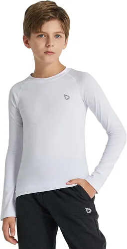 Miniatura 5 de BALEAF Boys Compression Shirt Long Sleeve Youth Undershirts Kids Football Baseball Baselayer Cold Gear Quick Dry