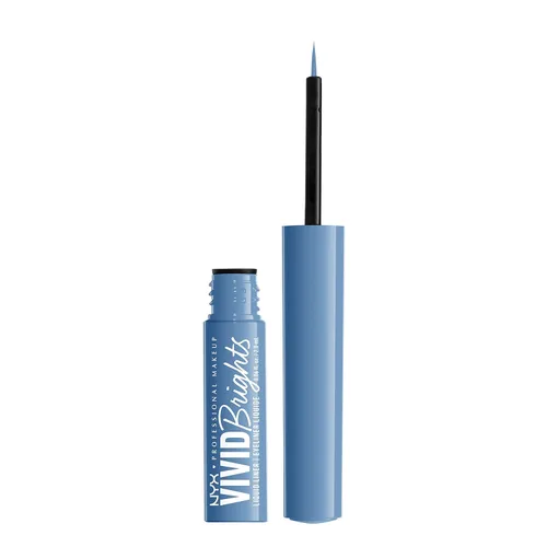 Miniatura 7 de NYX PROFESSIONAL MAKEUP Vivid Brights - Delineador líquido resistente a las manchas con punta precisa, Cobalt Crush 05 Cobalt Crush