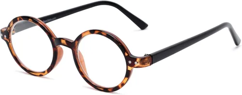Miniatura 8 de Readers. com Gafas de lectura: el estilo redondo de Bookworm para hombres y mujeres Marrón jaspeado