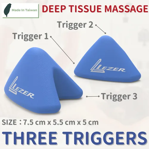 Miniatura 2 de LEZER Punto de masaje gatillo, bola de masaje manual, herramienta de alivio de nudos musculares, liberación miofascial, terapia física, masaje