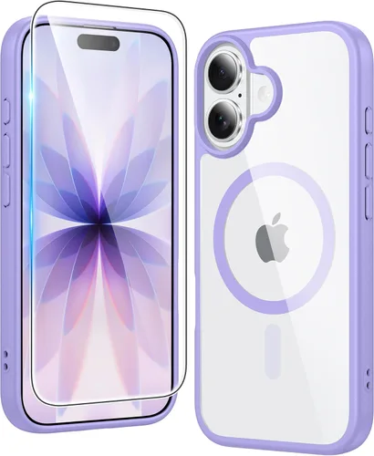 Miniatura 1004 de FNTCASE Funda para iPhone 13 Pro-Max: Fundas magnéticas transparentes compatibles con Magsafe Slim anti amarillamiento protección contra caídas