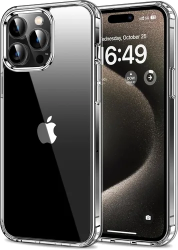 Miniatura 11 de HOOMIL Funda para iPhone 7 Plus/iPhone 8 Plus de 5.5 pulgadas, no amarillea, protección contra caídas, cubierta trasera dura transparente
