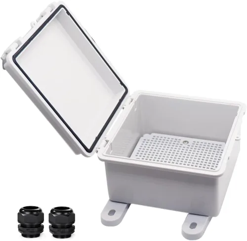 Miniatura 8 de Caja Eléctrica Impermeable a Prueba de Polvo Caja de Conexiones Resistente a la Intemperie IP67 Carcasa de Plástico ABS Caja de Proyecto
