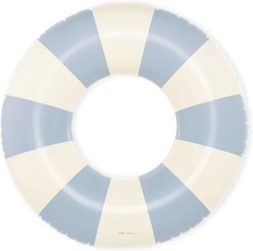 Miniatura 34 de Petites Pommes Flotador de piscina a rayas para niños y niños pequeños, tubo interior duradero, diseño de rayas clásico impreso a mano, dona