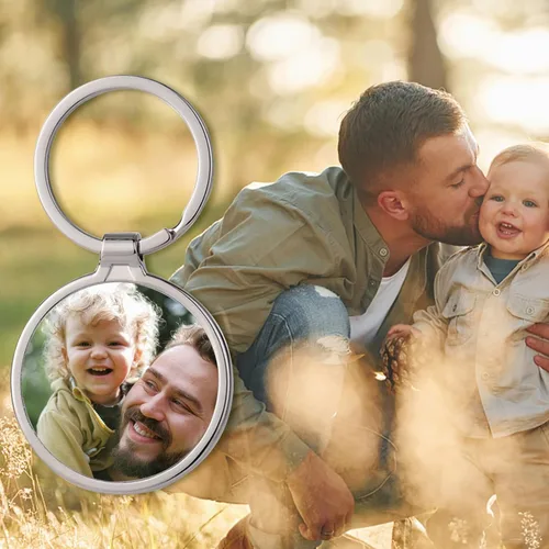Miniatura 12 de Llavero personalizado con imagen, llaveros personalizados con texto y fotos, regalos para familiares y novios