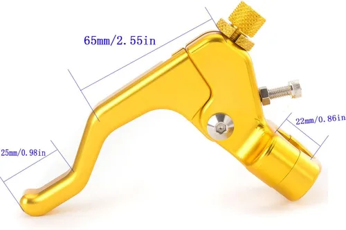 Miniatura 5 de Palanca de embrague universal CNC corta Stunt 0.866 in 7/8 "manillar motocicleta Dirt Bike Performance Easy Pull para Yamaha FZ-07 MT-07 FZ1 FZ8