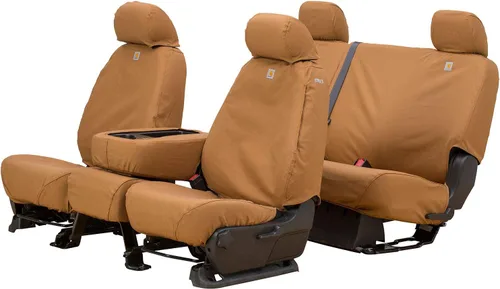 Miniatura 3 de Covercraft Carhartt SeatSaver - Fundas de asiento personalizadas Se adapta a Ford F-250/F-350 1999-2002 Asiento de banco de 1ª fila 40/20/40