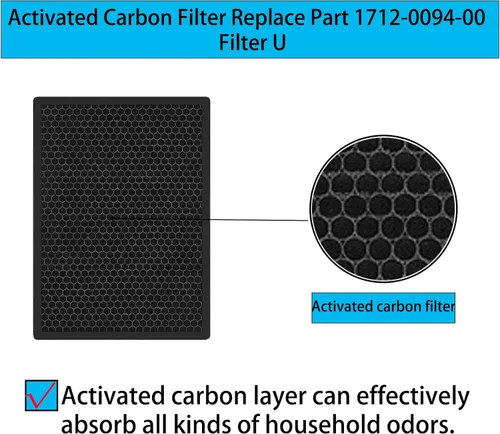 Miniatura 5 de HR900 - Kit de filtros de repuesto para purificador de aire para mascotas Winix HR900, parte de repuesto 1712-0093-00 filtro T y filtro U
