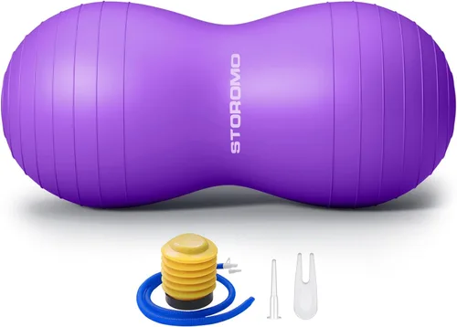 Miniatura 10 de pelota con forma de cacahuate, no se rompe, asiento activo para niños, para trabajo de parto, terapia, niños con TDAH – Bola de parto ecológica