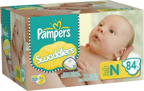 Miniatura 9 de Pañales para bebé, talla 3, 168 unidades – Pampers Swaddlers, suministro de un mes (el embalaje y las impresiones en los pañales pueden variar)