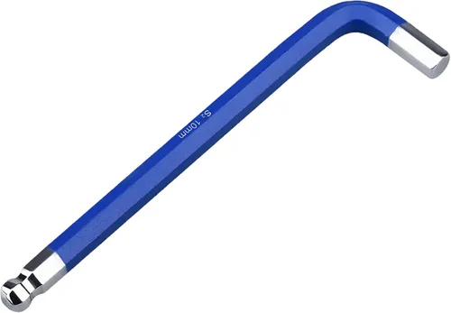 Miniatura 11 de Llave Allen de llave hexagonal de extremo de bola de 0.118 in, llave hexagonal interna, herramienta de reparación de acero S2 de brazo largo