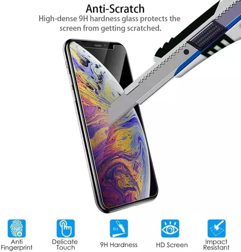 Miniatura 4 de Paquete de 3 protectores de pantalla para iPhone 11 Pro Max y iPhone XS Max de 6.5 pulgadas, vidrio templado