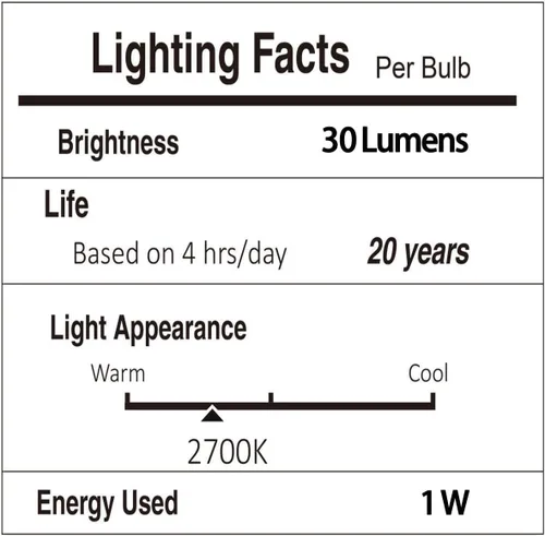 Miniatura 9 de Svater Cadena de luces para exteriores de 50 pies, luces LED para patio exterior con 26 bombillas, impermeable, inastillable, luz colgante tipo