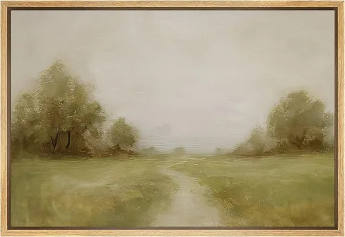 Miniatura 49 de SIGNFORD Lienzo enmarcado para pared, pinos sepia, bosques, bosques, naturaleza, ilustraciones de área silvestre, arte digital, arte moderno