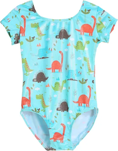 Miniatura 3 de Maillot para niñas Gimnasia Spakle Dino Print Ballet Dance Unitards