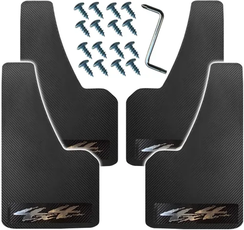 Miniatura 10 de 4 unidades de guardabarros de tamaño mini universal para automóvil, protector contra salpicaduras, apto para sedán, hatchbacks, protector de lodo