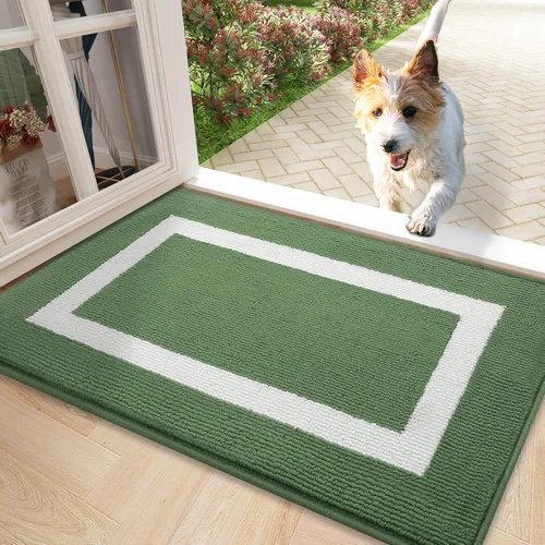 Miniatura 30 de OLANLY Alfombra para Puerta Interior, 59x20, Tapete de Entrada Antideslizante Absorbente Resistente a la Suciedad, Alfombras de Entrada