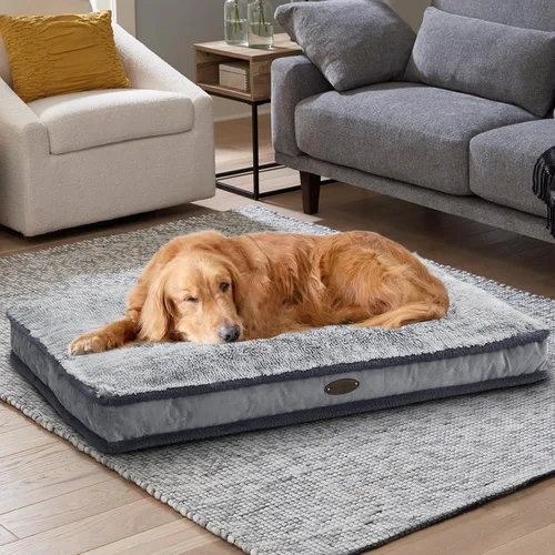 Miniatura 7 de Cama para perros medianos y pequeños, cama de lujo para perros de felpa, cómoda almohadilla para perrera, tapete para dormir para mascotas