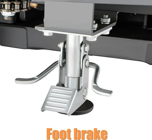 Miniatura 8 de APOLLO Apilador de paletas semi eléctrico Economy Hand Pallet Lift Stacker Carretilla elevadora con patas de horquilla 3300lbs Capactiy 98" Altura