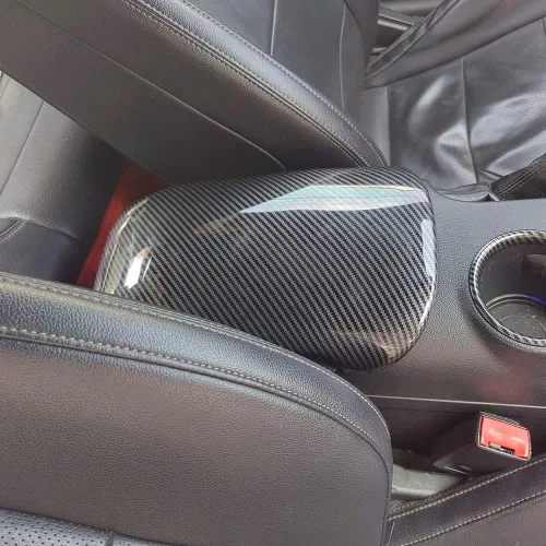 Miniatura 5 de AOKIO Funda para reposabrazos de consola central, compatible con accesorios Ford Mustang 2015, 2016, 2017, 2018, 2019, 2020, 2021, 2022, 2023 y 2024