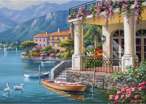 Miniatura 6 de Anatolian Puzzle - Faro azul, rompecabezas de 3000 piezas, #4936