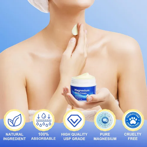 Miniatura 5 de Aceite de magnesio para pies, crema tópica de magnesio, alta concentración Zechstein genuino, 1 paquete