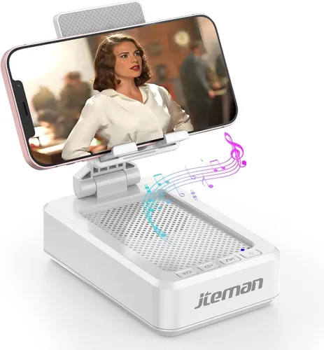 Miniatura 13 de Jteman Soporte inalámbrico para tablet con altavoz Bluetooth, ajustable con altavoces Bluetooth, regalos para mujeres y hombres, accesorio de cocina