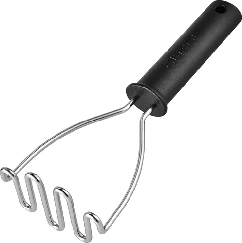Potato Masher - Herramienta de cocina de alambre de acero inoxidable para puré de verduras, alimentos, frijoles, aguacate, apto para lavavajillas